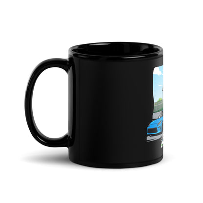 Fast House Black Glossy Mug